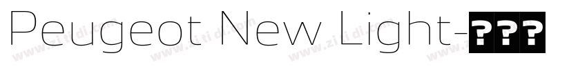 Peugeot New Light字体转换 Peugeot New Light字体转换